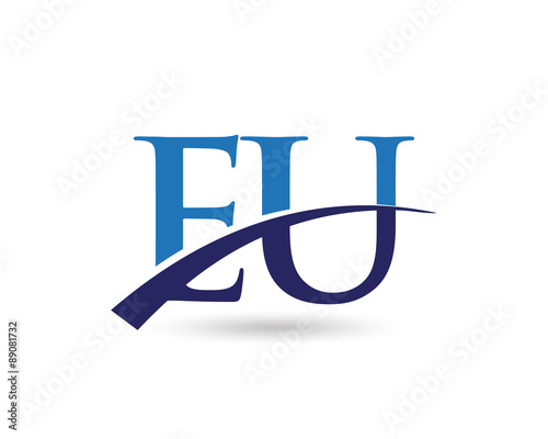 EU Logo Letter Swoosh