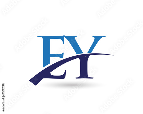 EY Logo Letter Swoosh