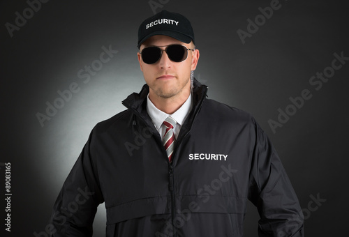 Young Bodyguard In Uniform
