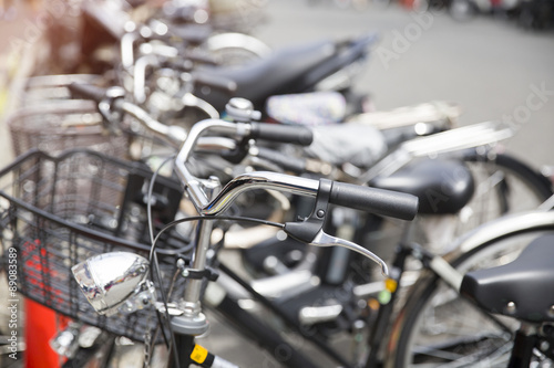 Bicycle parking in Japan