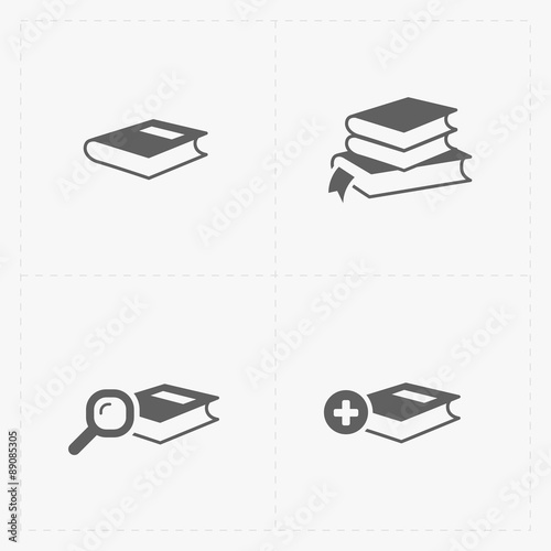 Modern Web Books set on White.