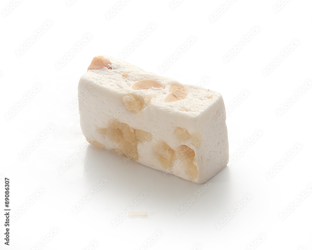 Nougat with peanut and dried fruit