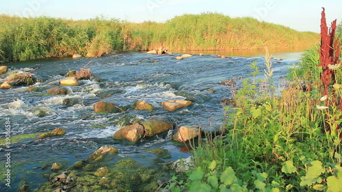 Rushing river