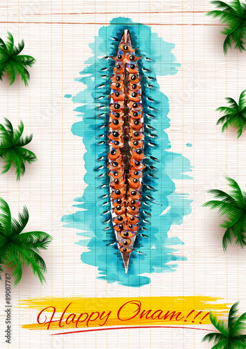 Boat Race of Kerla on Onam