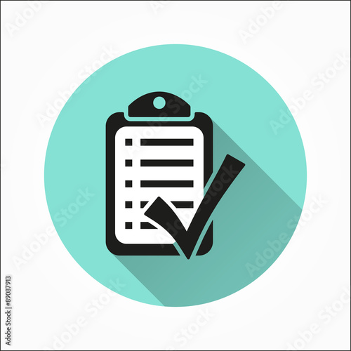 Clipboard pencil icon