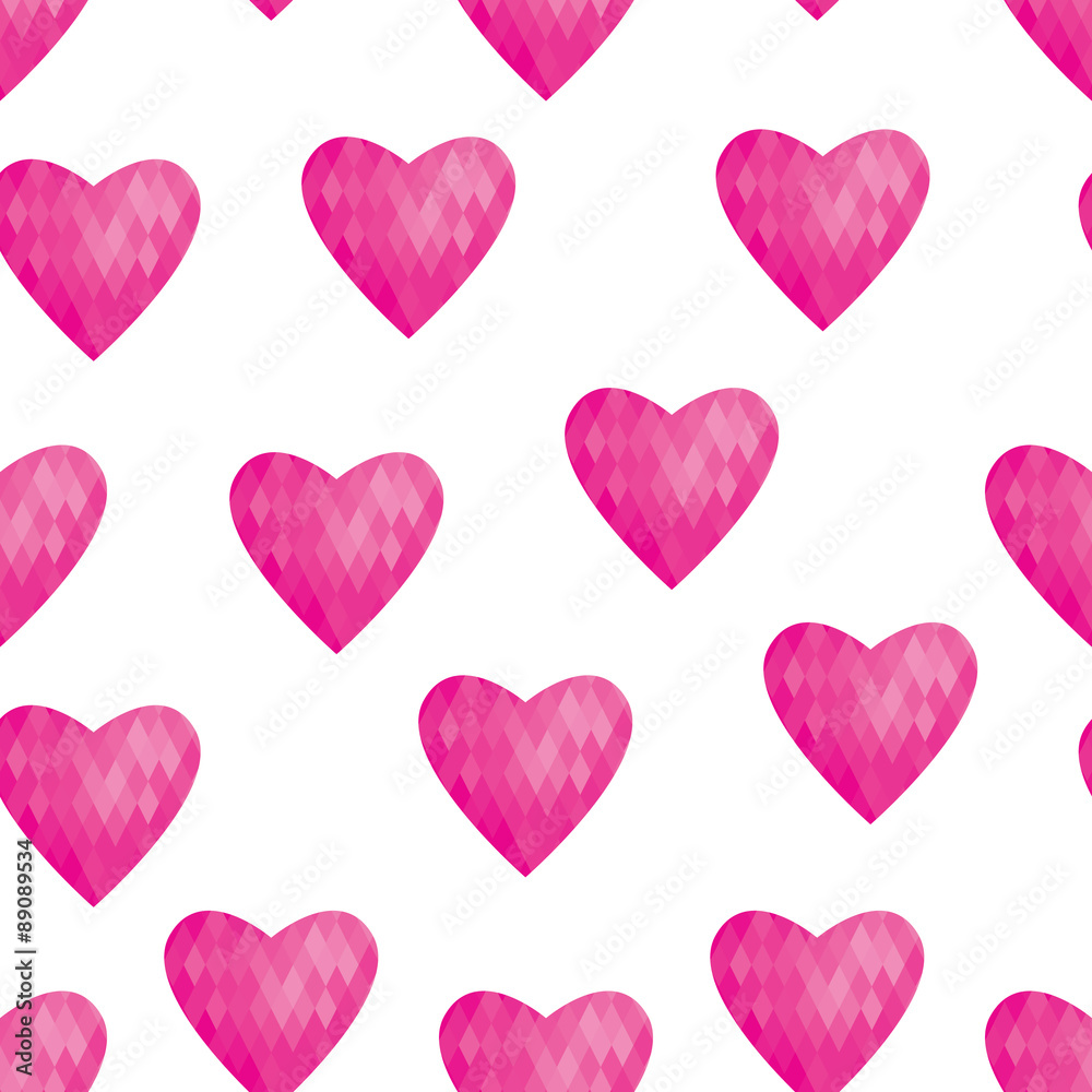 Abstract background hearts love