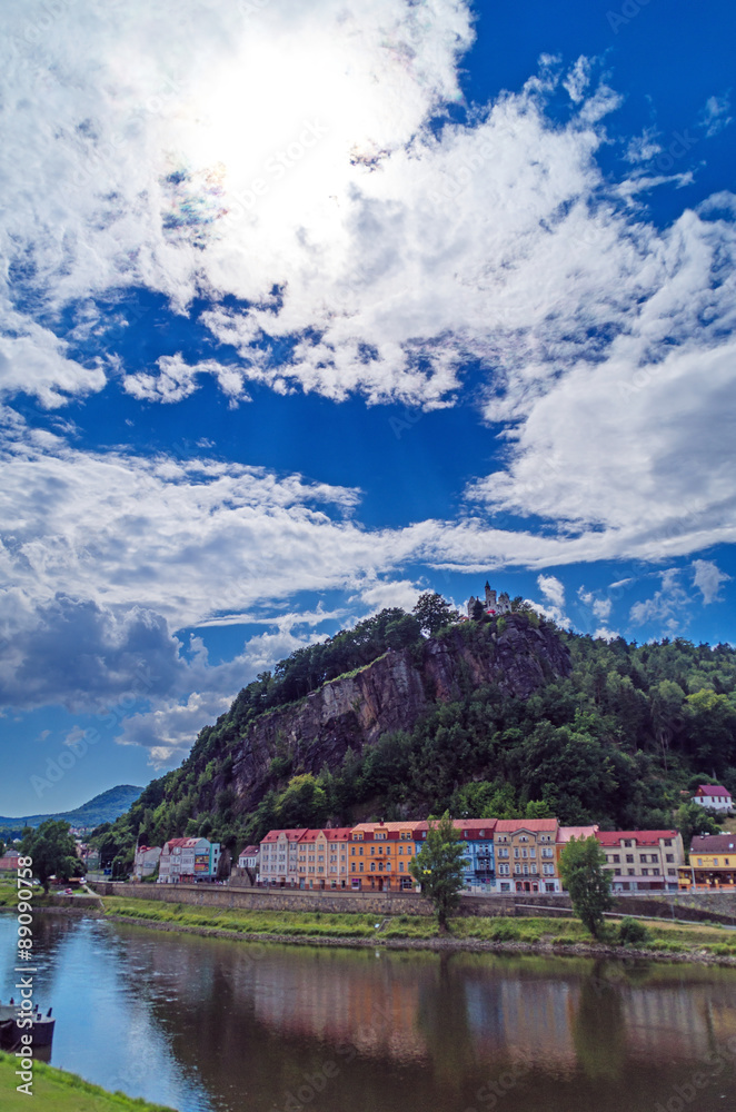 Schloss - Berg in Děčín