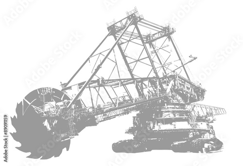 Mine excavator