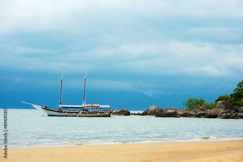 Island boat in Brazil Island boat in Brazil