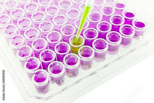 pipette test sample