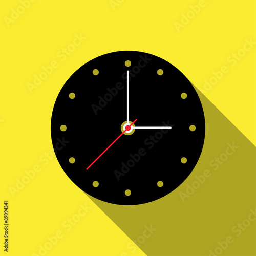 Clock icon. Vector illustration