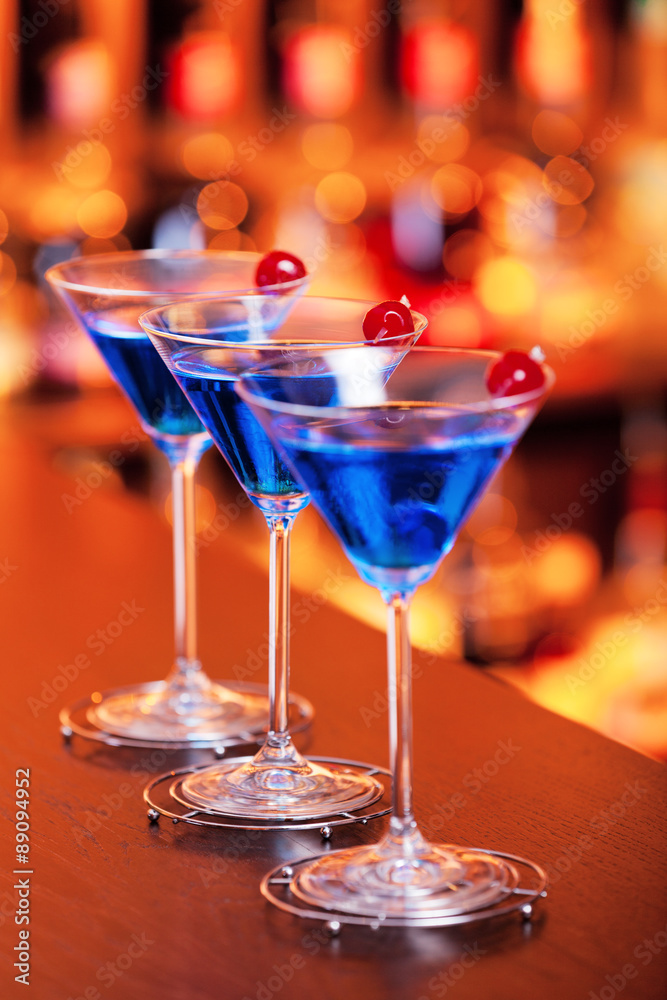 Cocktails Collection - Blue Martini