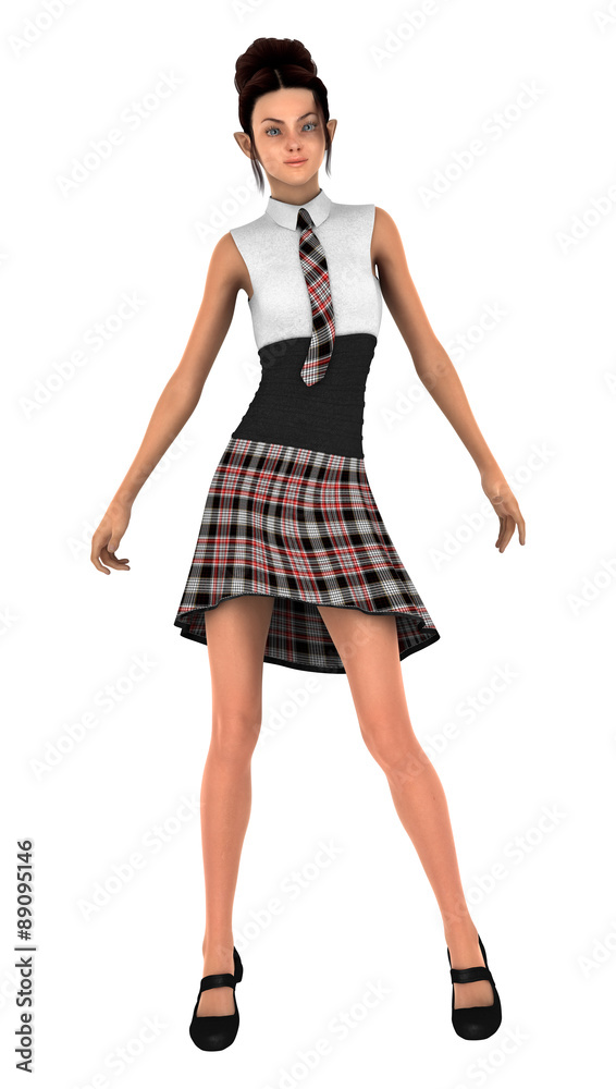 Fototapeta premium Schoolgirl