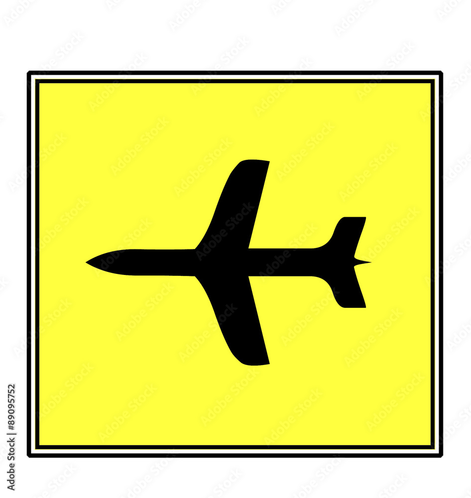 Flughafenschild