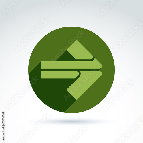 Vector abstract emblem with...