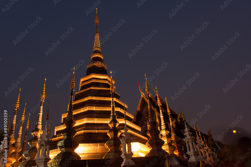Fototapeta premium Temple historic site sacred for worship.