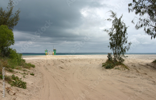 Strand Richtung Fraser Island