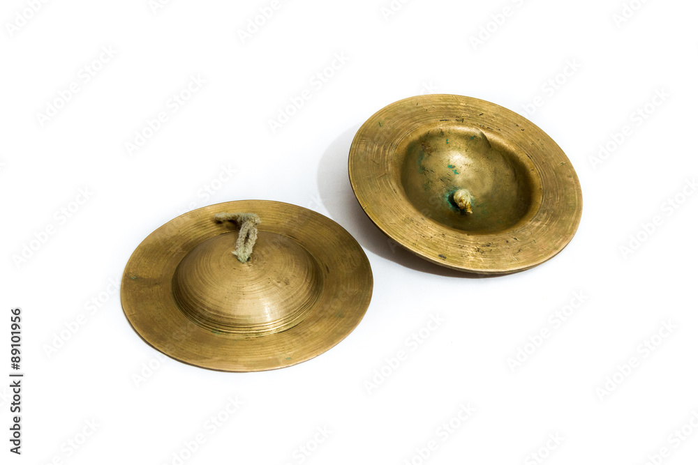 Thai musical instrument cymbals. Thai musical instrument cymbals.