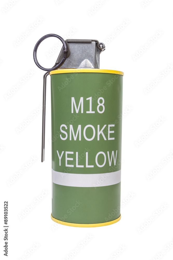 M18 Smoke Yellow explosive model, weapon army,standard timed fuz M18 Smoke Yellow explosive model, weapon army,standard timed fuz