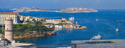 Marseille, l'entrée du vieux port