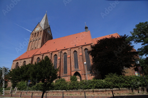 Ein Kleinod der norddeutschen Backsteingotik ist St. Marien in Barth