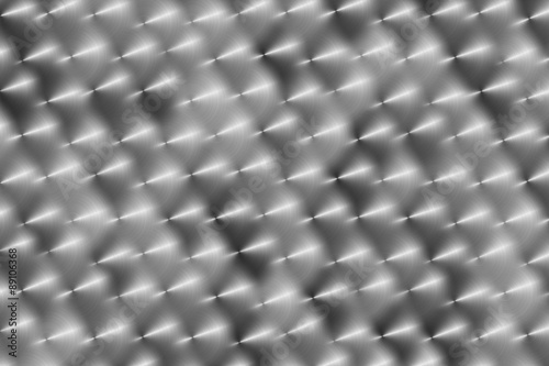 Tableau sur toile Shiny steel texture with a circular pattern