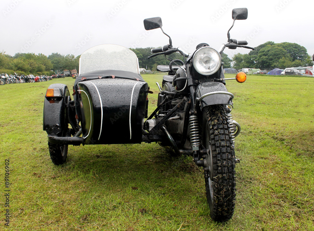 Fototapeta premium Motorbike and sidecar