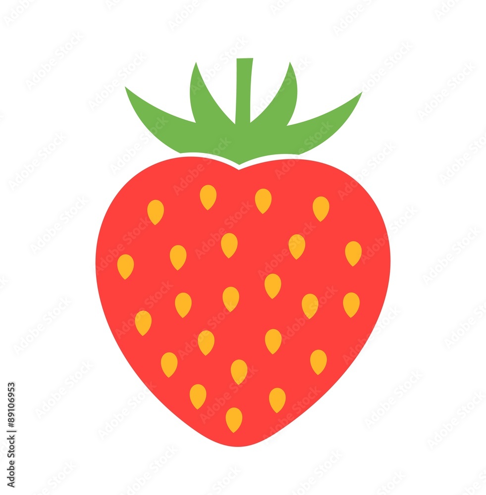 Obraz premium Strawberry icon