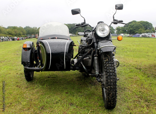 Motorbike and sidecar