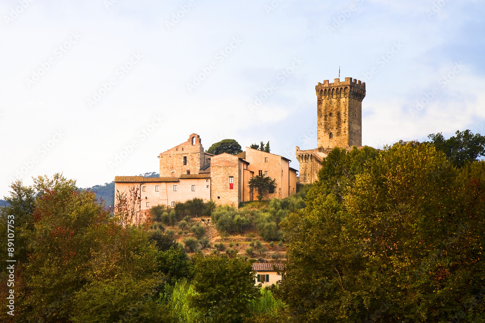 Medieval citadel of Vicopisano (Italy-Tuscany-Pisa)