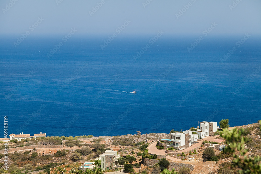 Морское побережье острова. Греция. Крит.