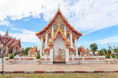 The Wat Chalong Buddhist temple in Chalong, Phuket, Thailand