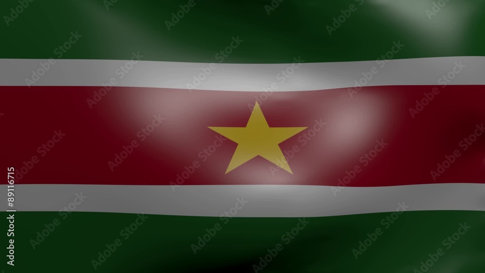 suriname strong wind flag
