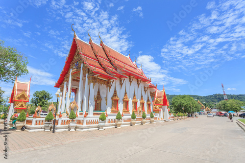 The Wat Chalong Buddhist temple in Chalong, Phuket, Thailand