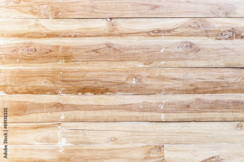 Naklejka premium New bare wooden wall texture and background