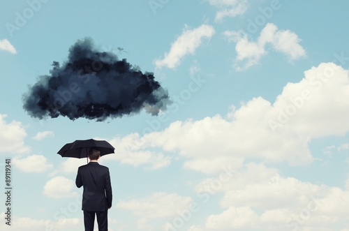 Pessimist in business photo
