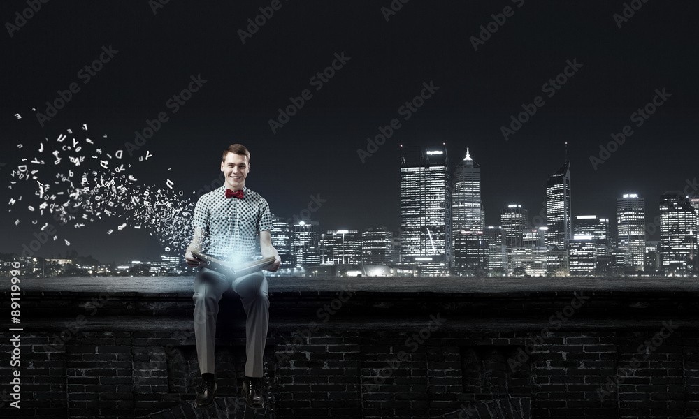 Fototapeta premium Light of education