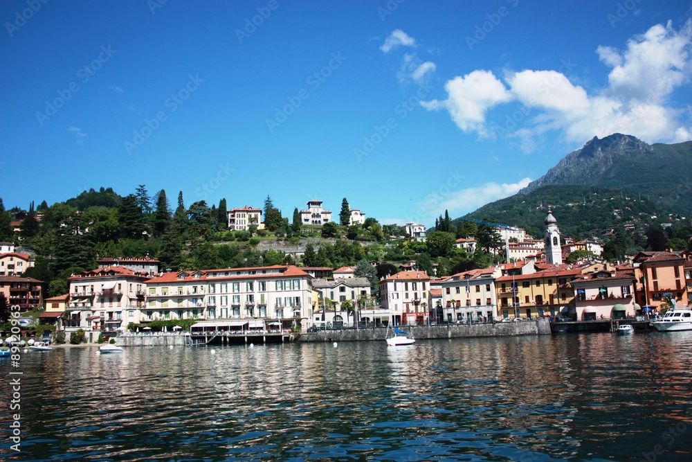 View towards Menaggio on Lake Como in Lombardy, Italy