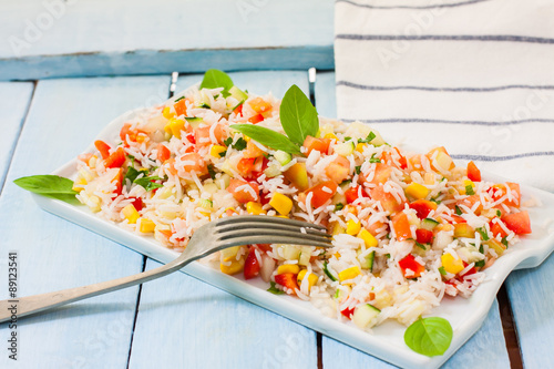 Rice salad photo