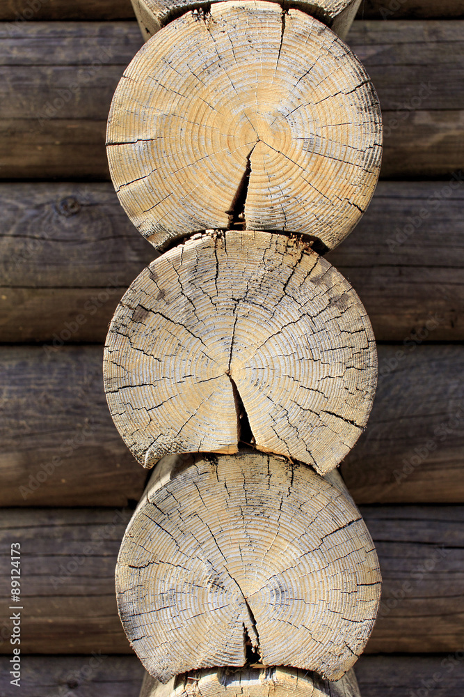 Log Cabin.Log сabin wooden log house close-up Log Cabin.Log сabin wooden log house close-up
