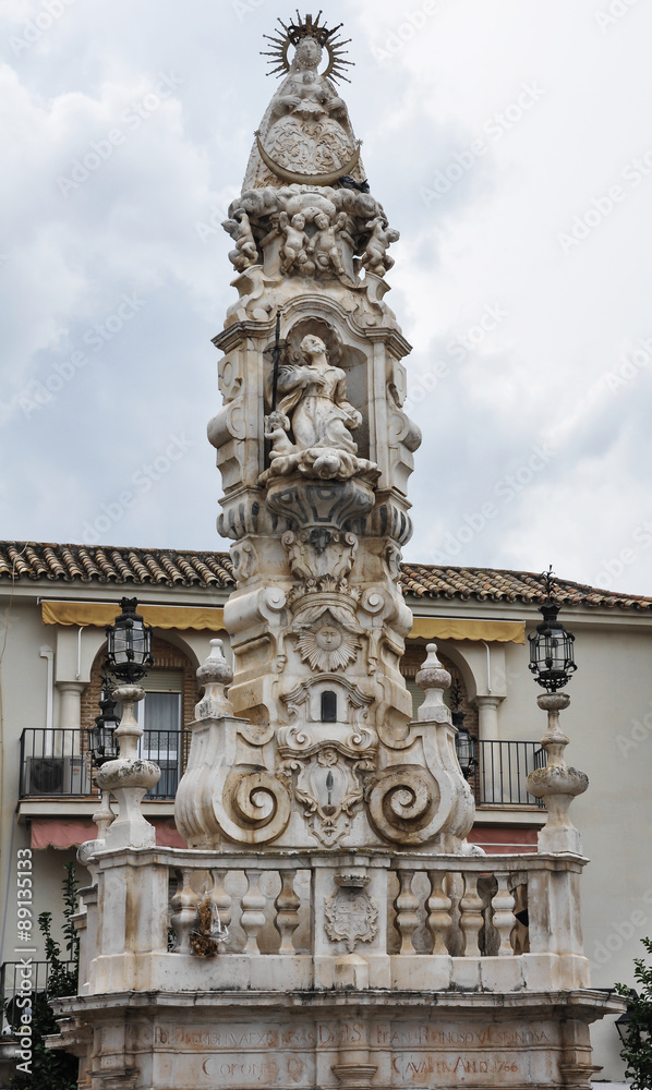 Triunfo de la Virgen del Valle, Écija, Andalucía, Sevilla, España