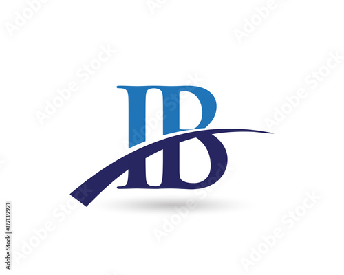 IB Logo Letter Swoosh