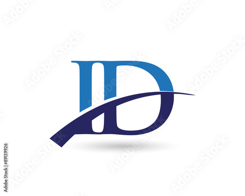 ID Logo Letter Swoosh