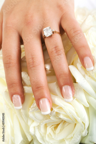 Bride's hand