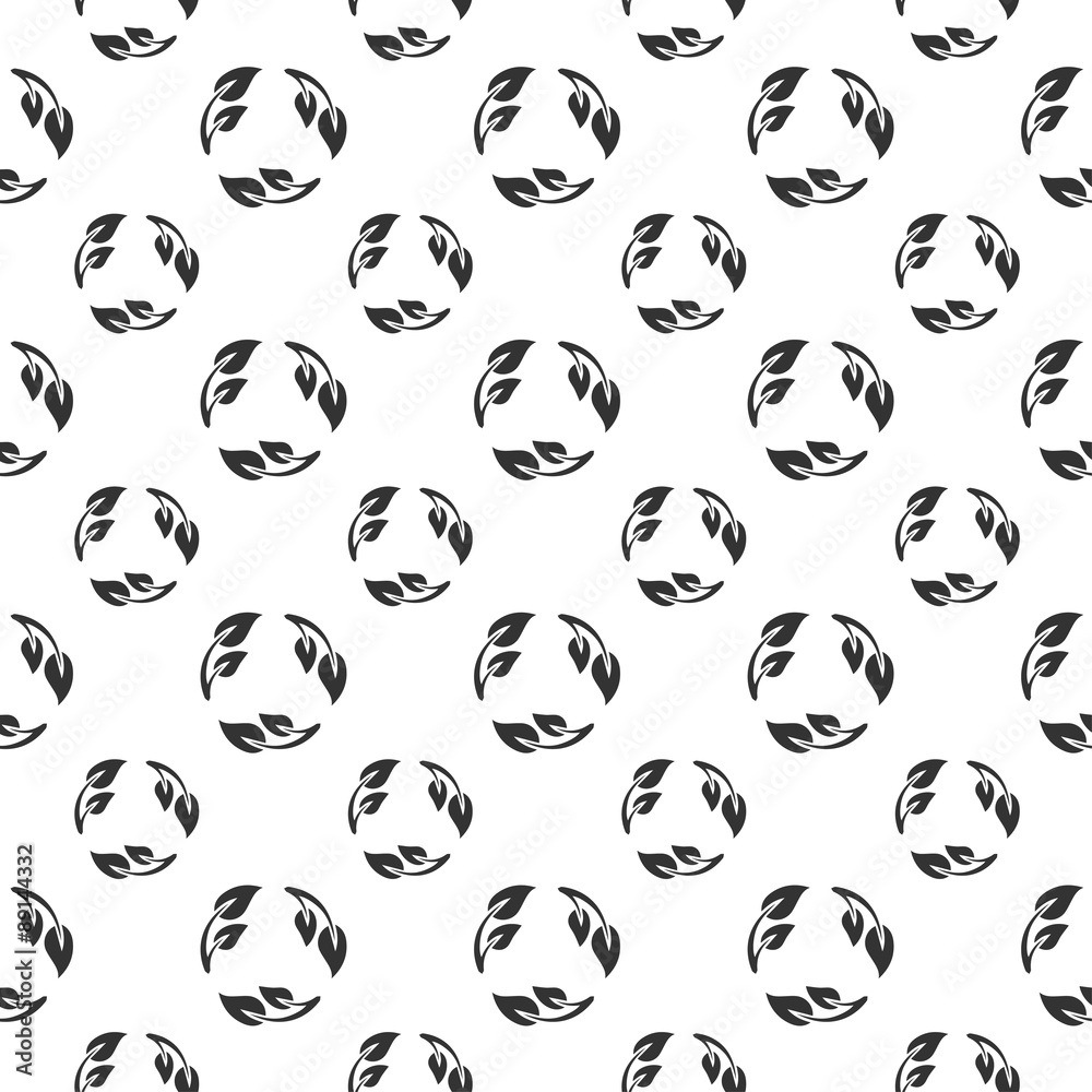 seamless pattern with recycle leaves seamless pattern with recycle leaves