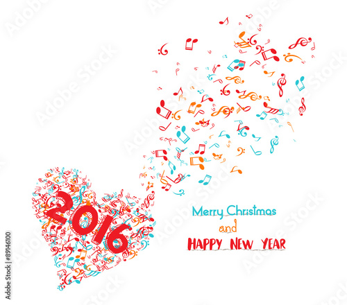 merry christmas and happy new year 2016 musical is my soul