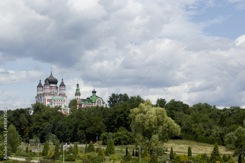 Fototapeta premium Monastery for women in the Theophany