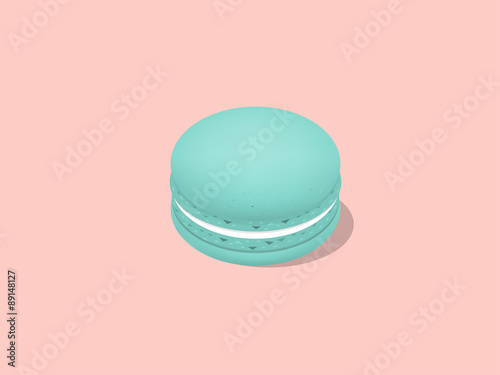 beautiful design of macaron ,colorful dessert concept design
