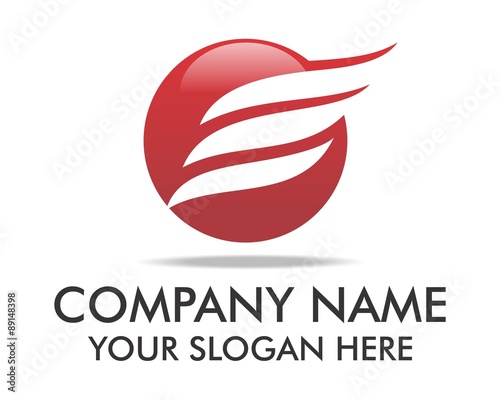 red logo trademark symbol vector