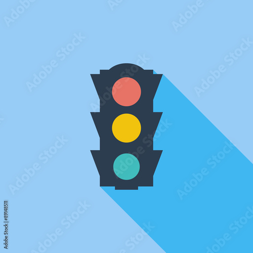 Traffic light icon.